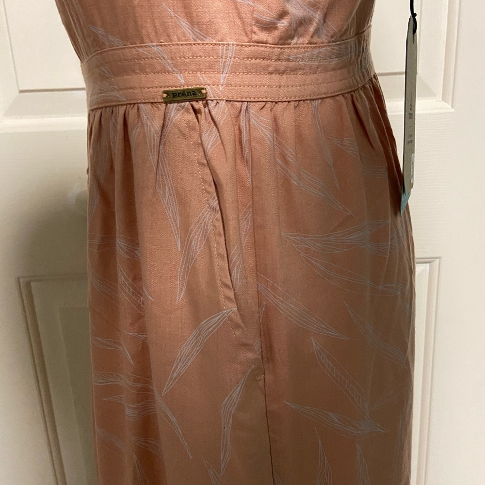 PrAna Sun Drifter dress apple blossom leaves - Picture 8 of 16
